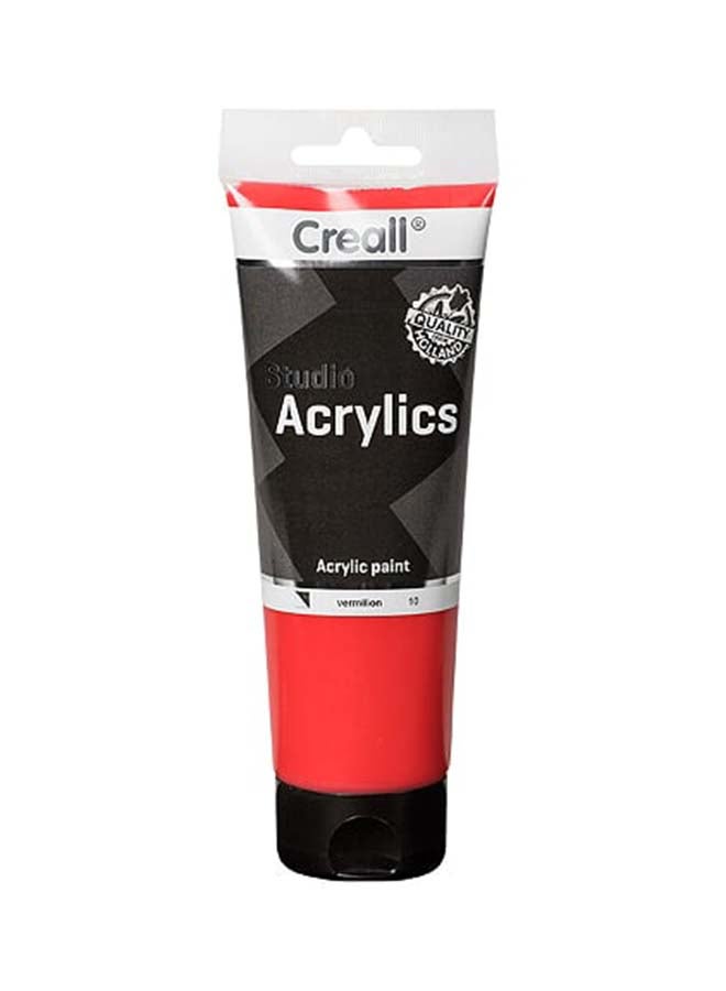 Creall Studio Acrylic Color Tube Vermillion - Image 1