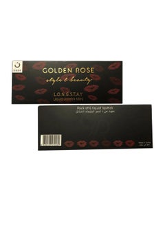 Golden Rose 6-Piece Longstay Liquid Matte Lipstick Mini Multicolour  - Image 2