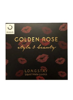 Golden Rose 3-Piece Longstay Liquid Matte Lipstick Mix 3 Multicolour (24,16,22)  - Image 2