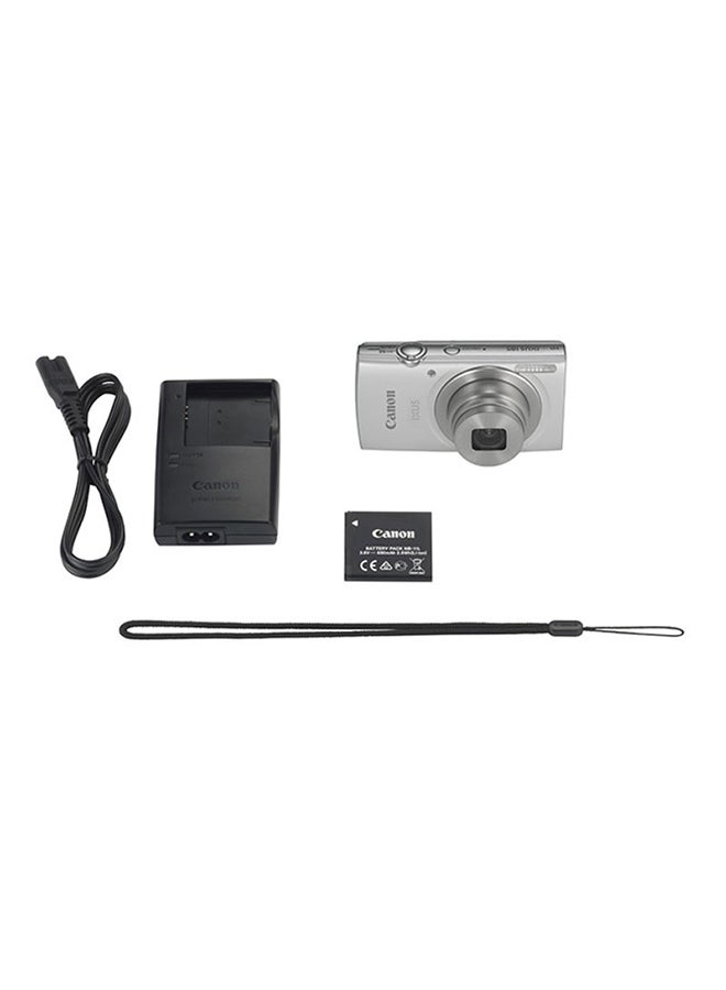 كانون - مُجدد - كاميرا طراز IXUS 185 بوينت آند شوت بدقة 20 ميجابيكسل وخاصية التكبير البصري حتي 8x باللون الفضي - Image 1