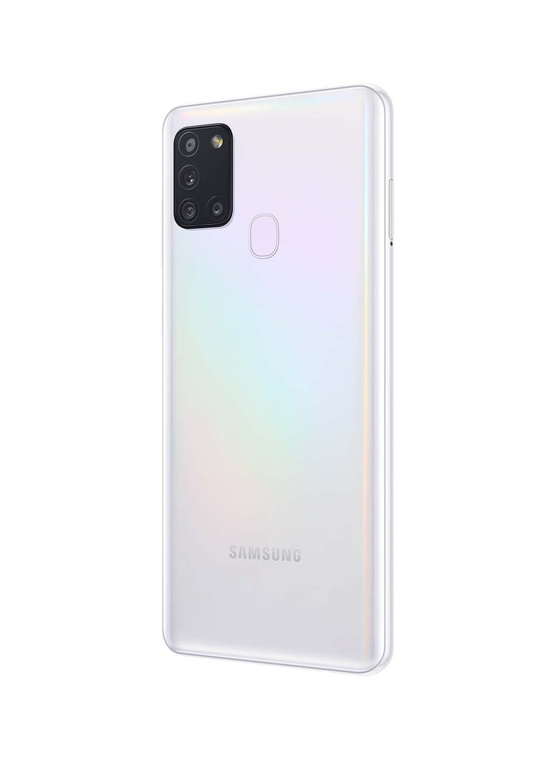 Samsung - Galaxy A21s Dual SIM White 4GB RAM 64GB 4G LTE - UAE Version - Image 1