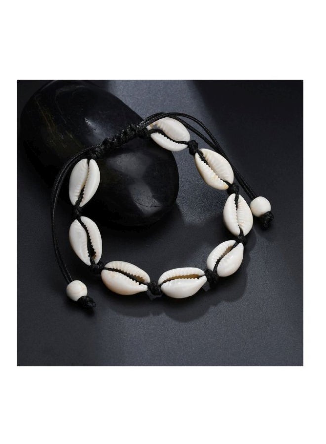 Beauenty Natural Seashell Hand Knit Bracelet - Image 2