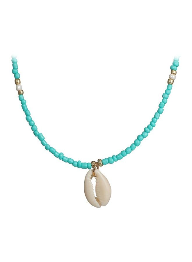 Beauenty Rhinestone Shell Choker Necklace - Image 2