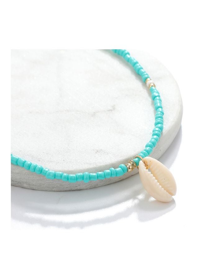 Beauenty Rhinestone Shell Choker Necklace - Image 4