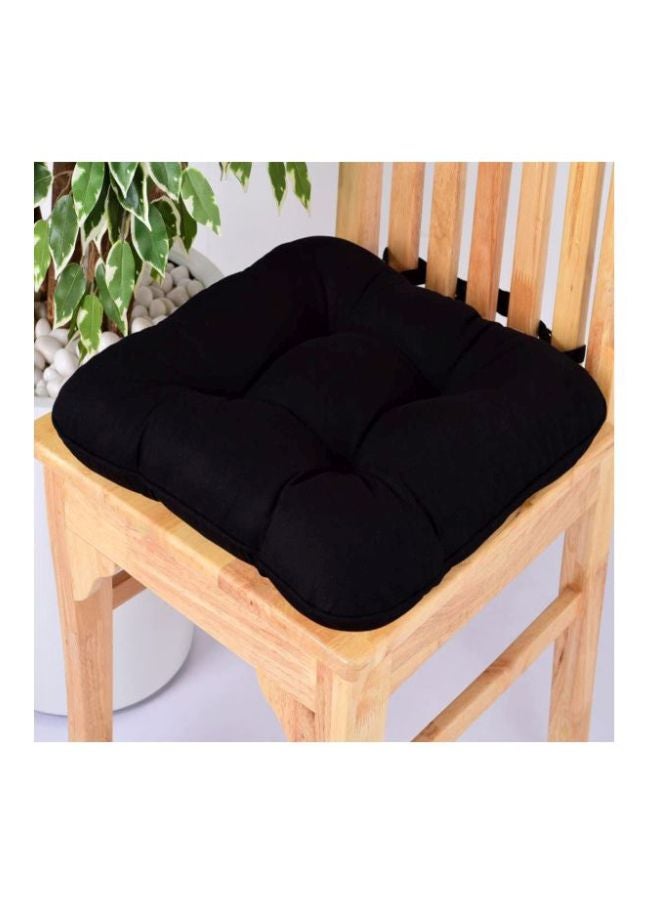 ريغال إن هاوس وسادة مقعد منجدة قطن أسود 45x45سم  - Image 3