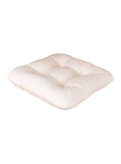 ريغال إن هاوس وسادة مقعد منجدة قطن أبيض 45x45سم  - Image 1
