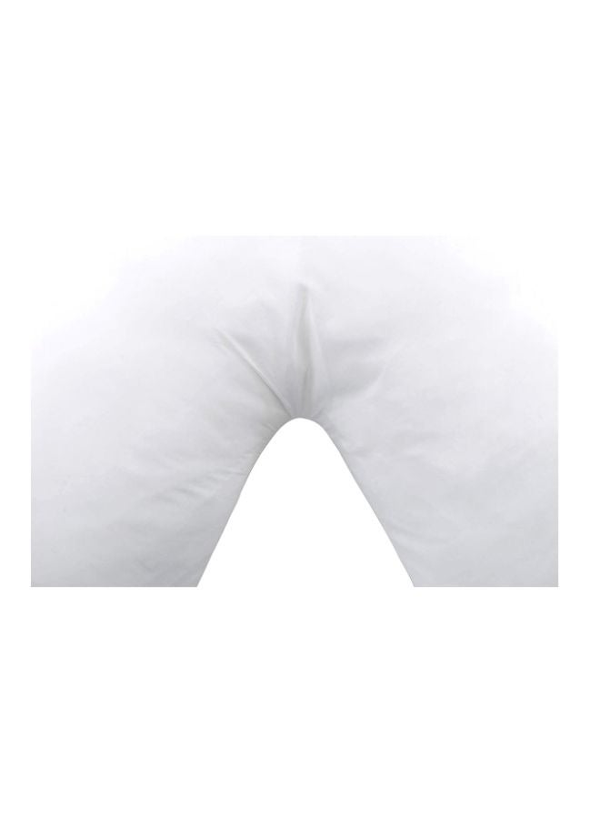 REGAL IN HOUSE - V-Shaped Pillow Microfiber White 90x50centimeter - Image 1