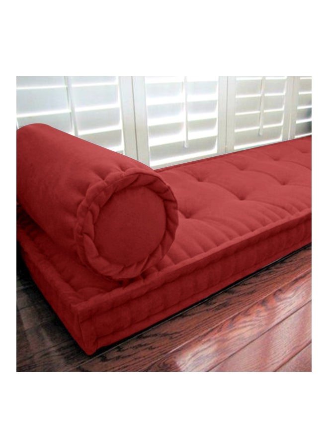 وسادة أرضية مبطنة velvet أحمر 72x24x4سم - v1589785095/N37812474A_2