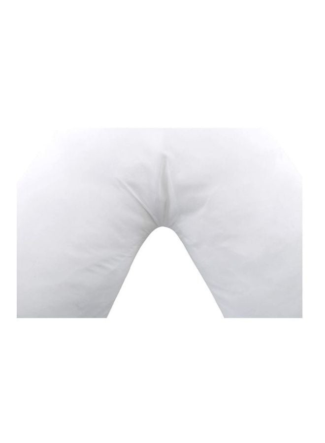 REGAL IN HOUSE 2-Piece V-Shaped Pillow Microfiber White 90x50centimeter  - Image 2