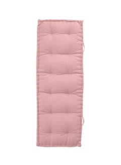 REGAL IN HOUSE Quilted Floor Cushion velvet Light Pink 72x24cm  - Image 1