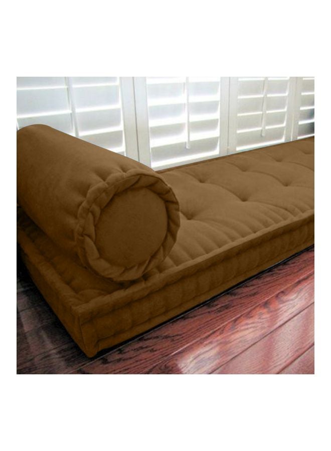 ريغال إن هاوس وسادة أرضية مبطنة velvet بني 72x24سم  - Image 2