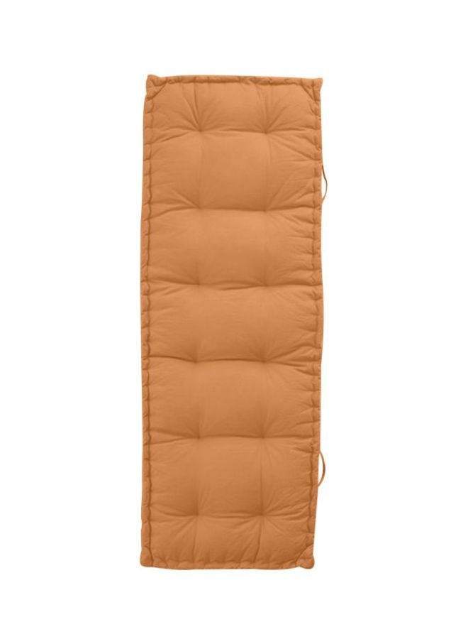 ريغال إن هاوس وسادة أرضية مبطنة velvet برتقالي 72x24سم  - Image 1