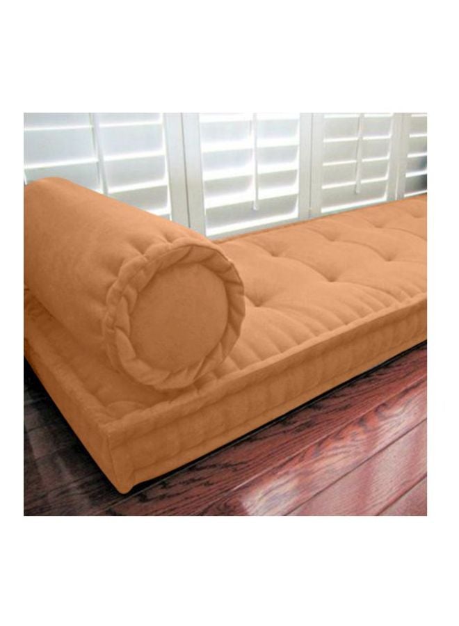 ريغال إن هاوس وسادة أرضية مبطنة velvet برتقالي 72x24سم  - Image 2