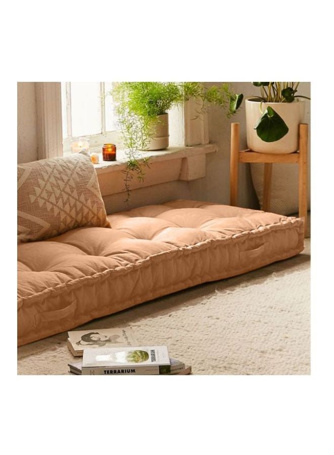 ريغال إن هاوس وسادة أرضية مبطنة velvet برتقالي 72x24سم  - Image 3