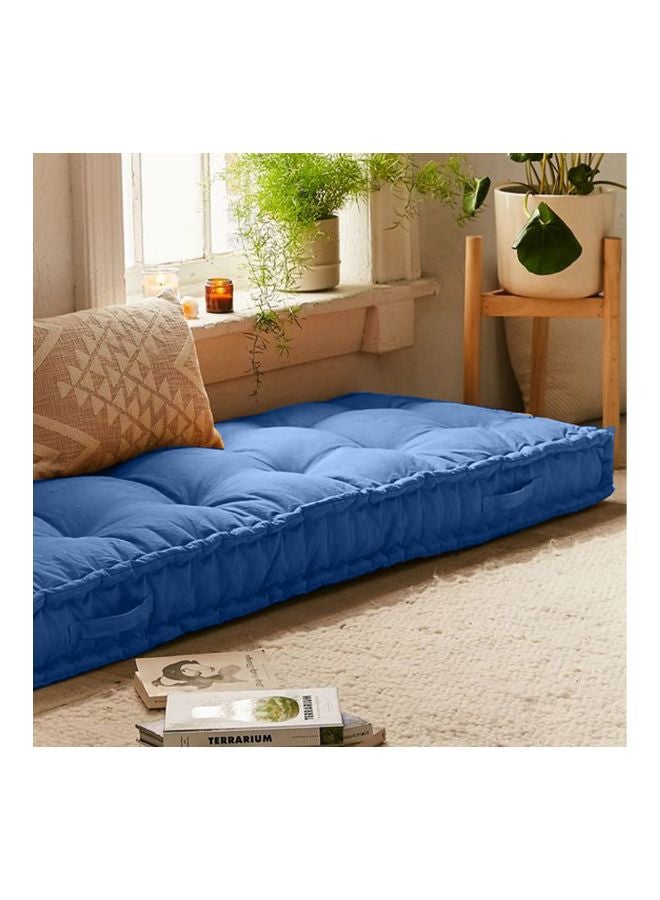 ريغال إن هاوس وسادة أرضية مبطنة velvet أزرق داكن 72x24سم  - Image 3