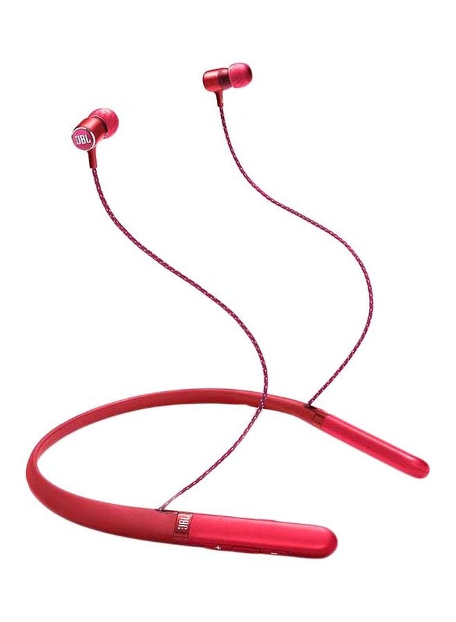 JBL Live 200BT Wireless In-Ear Neckband Headphones Red - Image 1