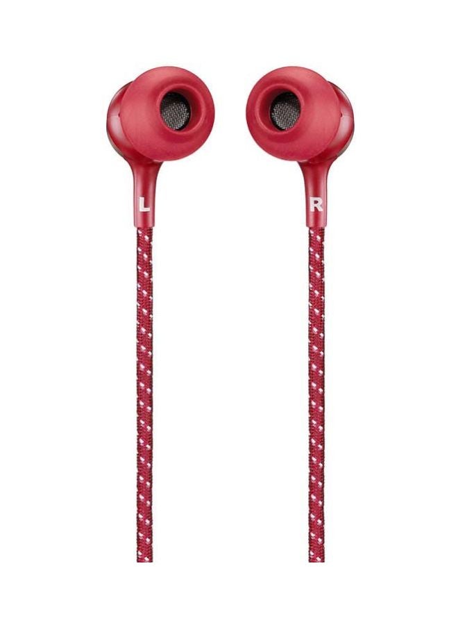 JBL Live 200BT Wireless In-Ear Neckband Headphones Red - Image 3