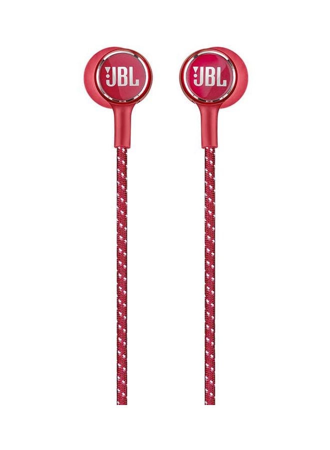 JBL Live 200BT Wireless In-Ear Neckband Headphones Red - Image 4