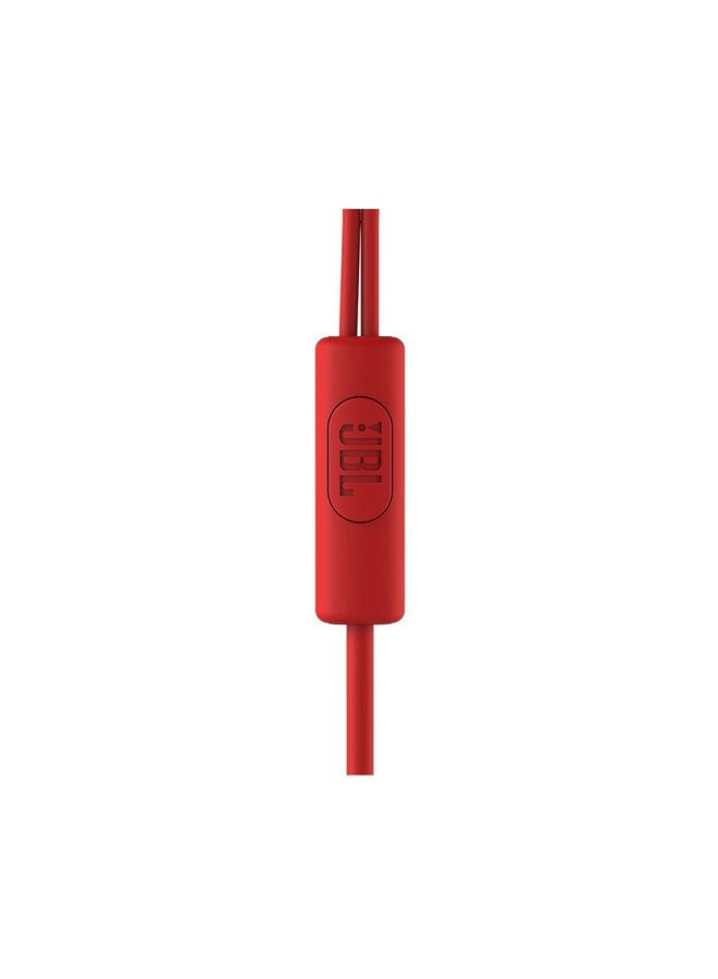 JBL Wired In-Ear Headphones Red - Image 4