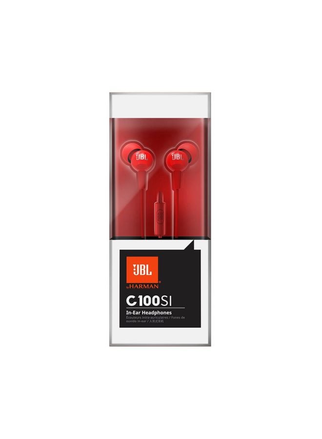 JBL Wired In-Ear Headphones Red - Image 5
