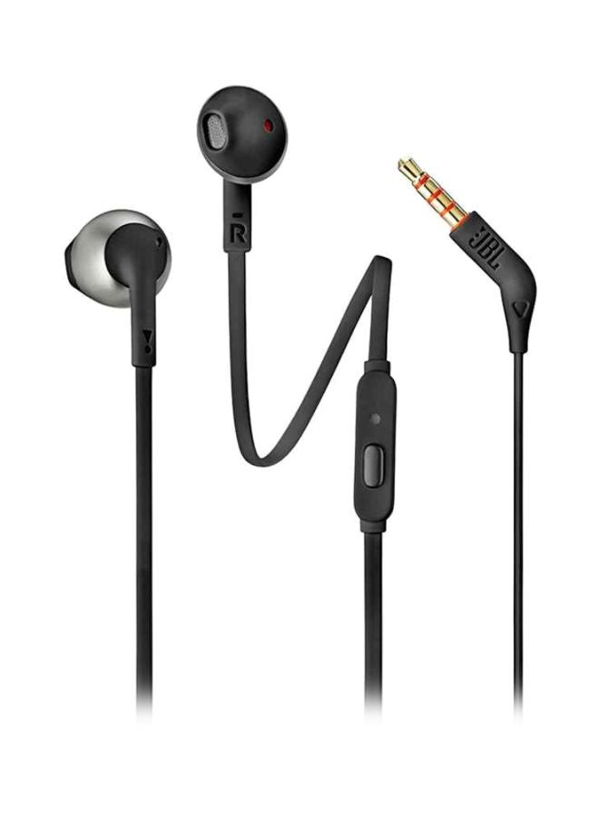 JBL - Tune 205 Wired In-Ear Headphones Black - Image 1