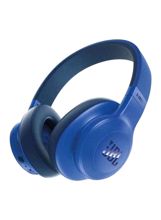 جي بي إل سماعة رأس توضع فوق الأذن بخاصية البلوتوث من السلسلة E ومزودة بميكروفون أزرق - Image 1