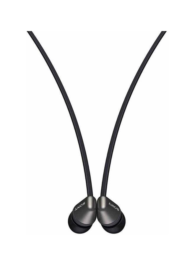سوني - سماعة أذن داخلية لاسلكية مع ميكروفون طراز WI-C310 أسود - Image 1