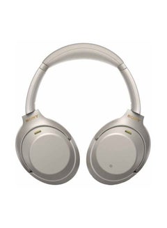 Sony Wireless Noise-Canceling Over-Ear Headphones Silver  - Image 2