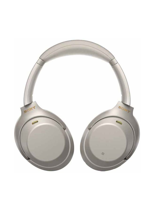 Sony Wireless Noise-Canceling Over-Ear Headphones Silver - Image 2