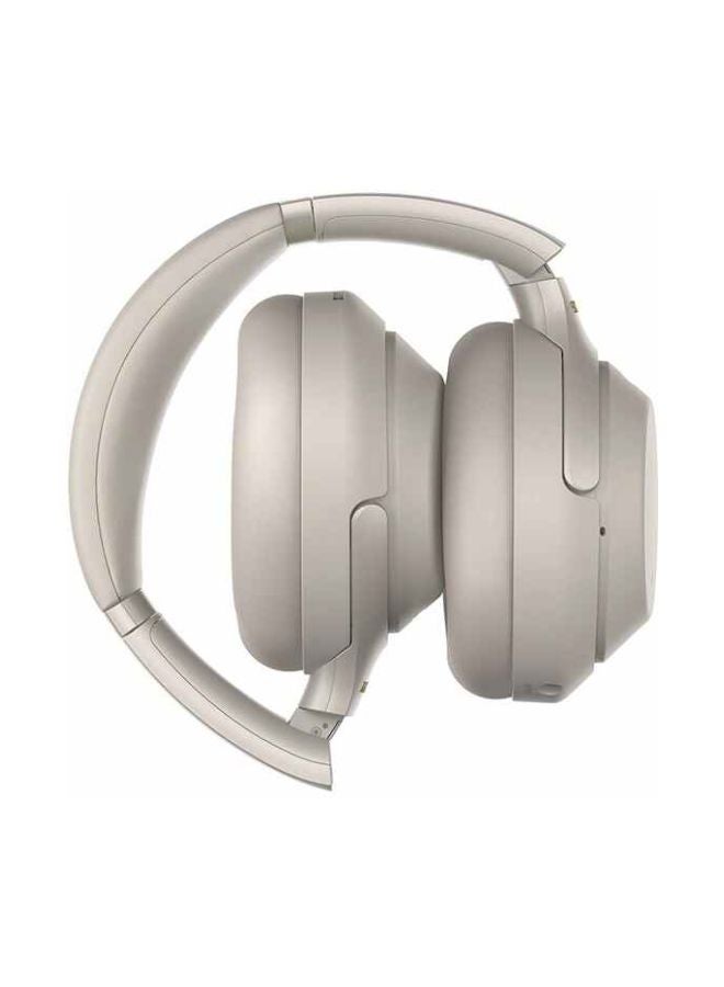 Sony Wireless Noise-Canceling Over-Ear Headphones Silver - Image 3