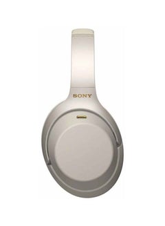 Sony Wireless Noise-Canceling Over-Ear Headphones Silver  - Image 4