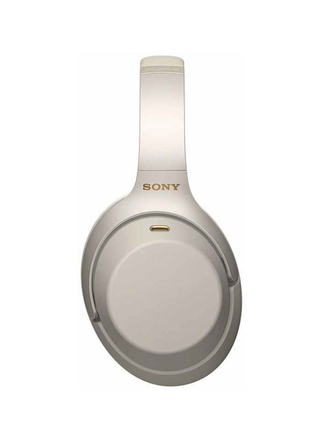 Sony Wireless Noise-Canceling Over-Ear Headphones Silver - Image 4