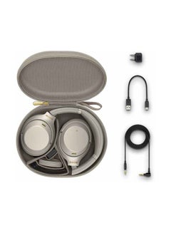 Sony Wireless Noise-Canceling Over-Ear Headphones Silver  - Image 5