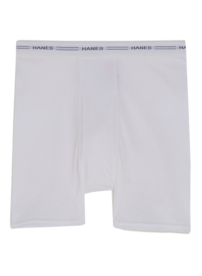 Hanes - 5-Piece Tagless Cotton Boxers White - Image 1