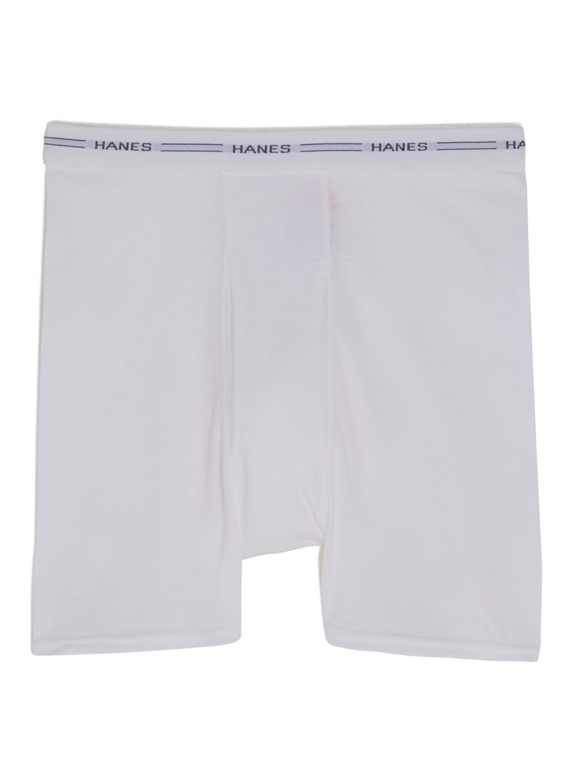 Hanes - 5-Piece Tagless Cotton Boxers White - Image 1
