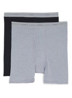 Hanes 2-Piece Cotton Boxers Assorted Color/Print  - Image 1