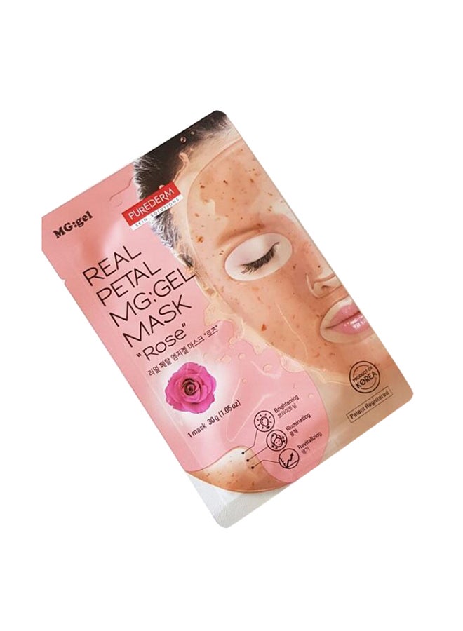Purederm Real Petal Gel Mask Rose 30grams