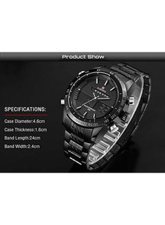 NAVIFORCE Men's Men's Analog/Digital Movement NF-9024-W2  - Image 4