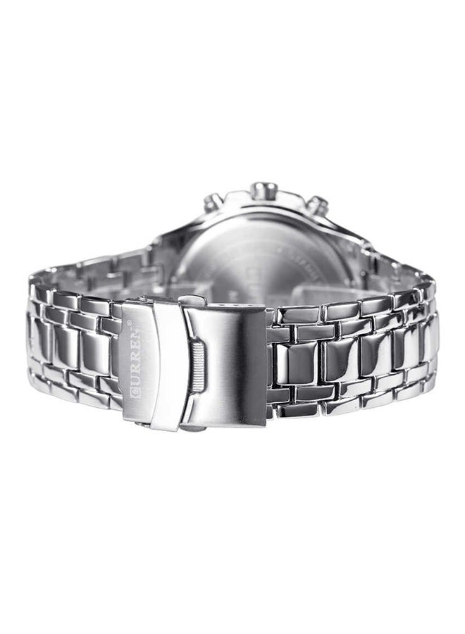 CURREN - Men's Waters Resistant Stainless Steel Casual Chronograph Watch SW0106 - Image 1