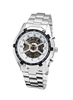 Winner Men's Stainless Steel Analog Watch TM340  - Image 3