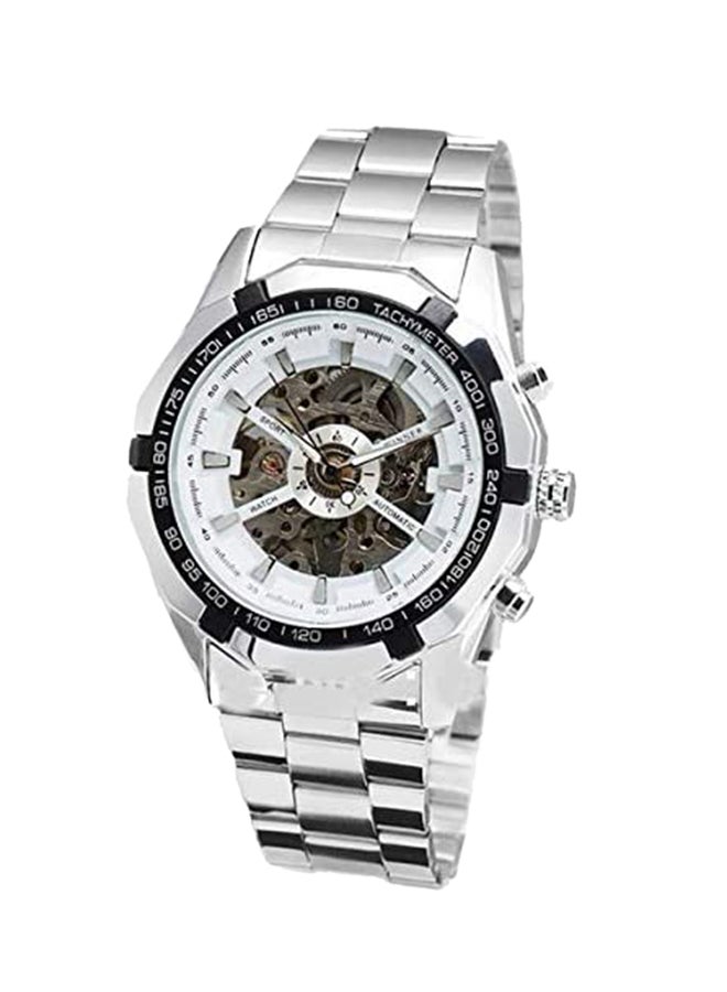 Winner Men's Stainless Steel Analog Watch TM340 - Image 3