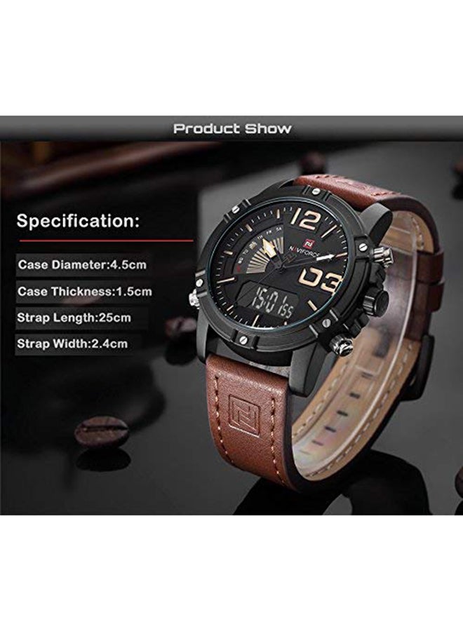 NAVIFORCE - Men's Water Resistant Analog/Digital Watch NF9095M - Image 1
