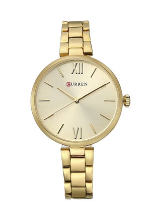 Women's Water Resistant Analog Watch 9017 - 36 mm - Gold - v1589789096/N14557494A_1