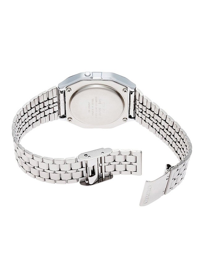 CASIO Unisex Stainless Steel Digital Watch A159W-N1DF - 33.2 mm - Image 4