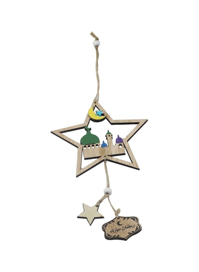 Wooden Decoration Ornament Multicolour  - Image 1