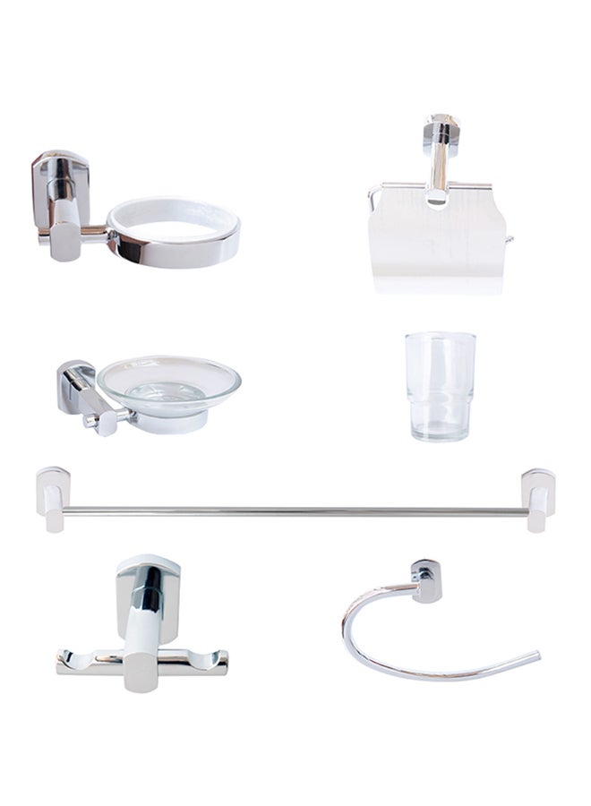 6-Piece Accessories Set Silver