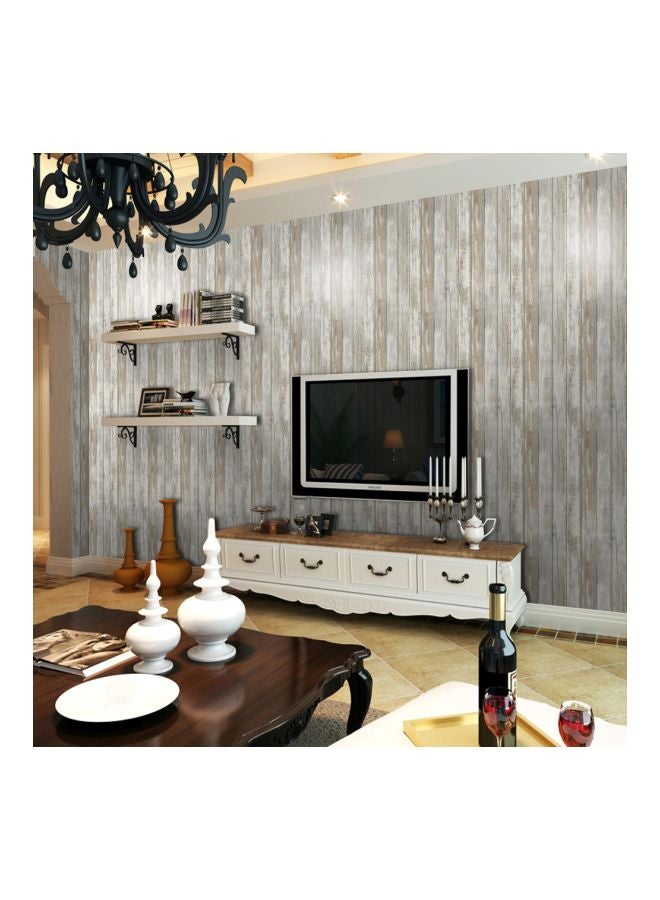 ورق جدران مضاد للماء بنمط خشبي محبب رمادي 320x40Ø³Ù†ØªÙŠÙ…ØªØ± - Image 3