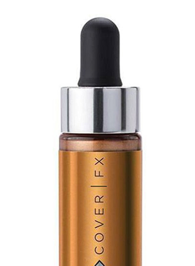 كوفر إف إكس هايلايتر سائل بقطرات محسنة ومخصصة ذهبي - Image 2