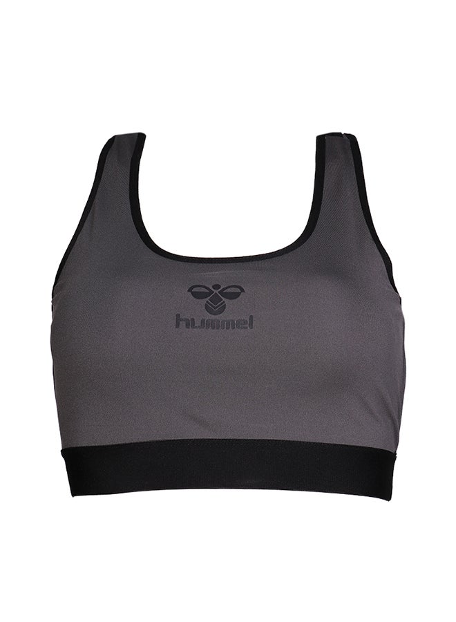 Hummel Aaron Sports Bra Grey  - Image 1