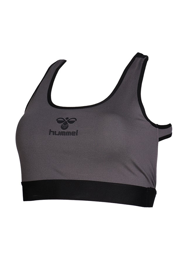 Hummel Aaron Sports Bra Grey  - Image 3